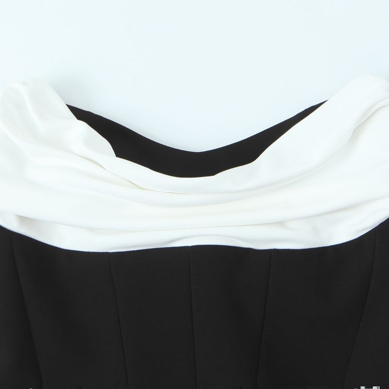 Kaslead New Arrival Women's Clothing Fashion Style Patchwork Fashion Graceful Tube Top Tops 2528777 800