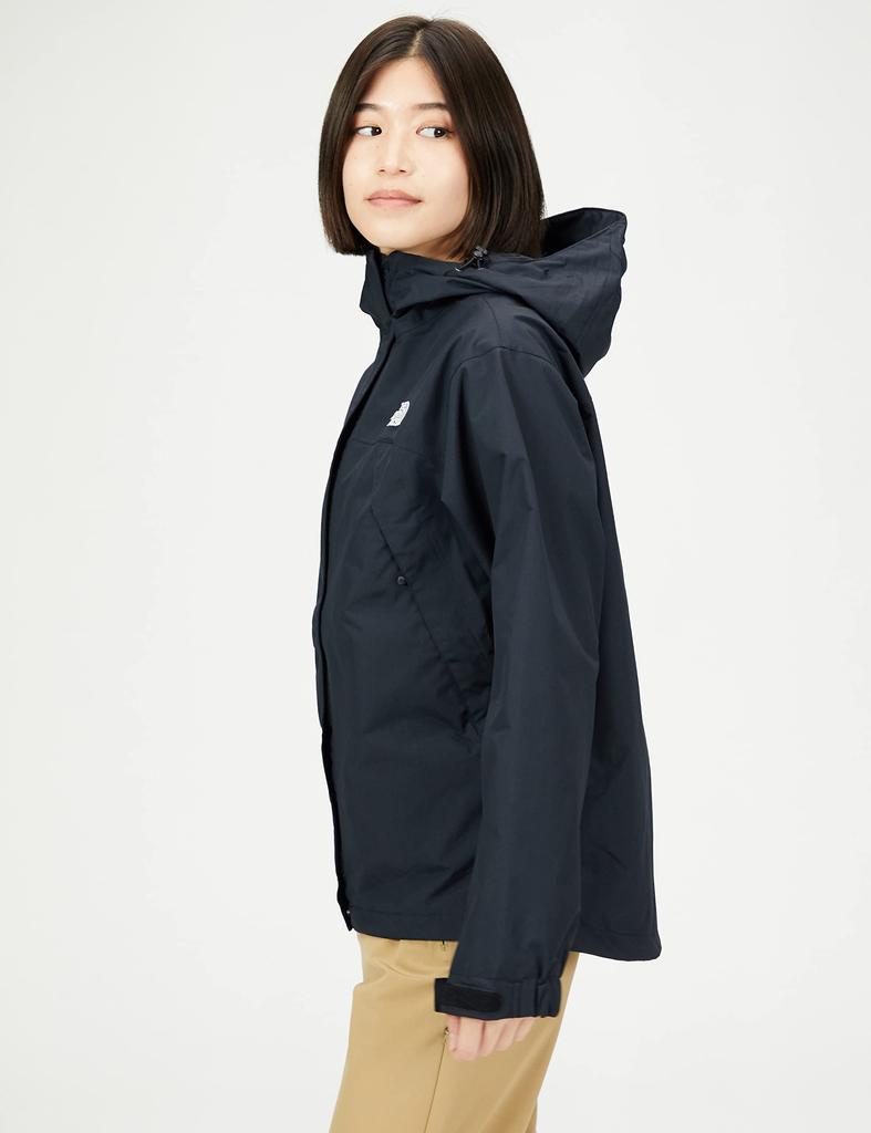 The North Face Scoop Jacket for L Women, Waterproof, Lightweight, Black,