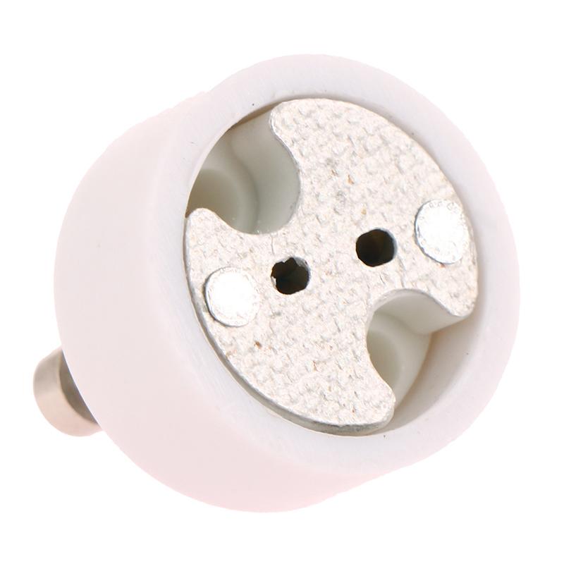 Gu10 auf MR16 Hochwertiger Keramiksockelsockel Halogen-LED-Glühbirne G4 Gu5.3 Gy6.35 Pin-Adapter Weißer Konverter Lampenfassung