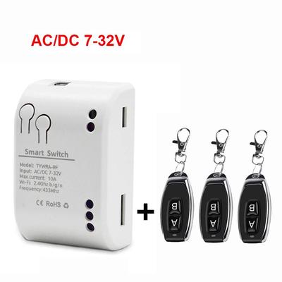 Graffiti Tuya Smart WiFi Switch: Single-Channel Relay Module with Momentary, Self-Locking, and Interlock Remote Control
