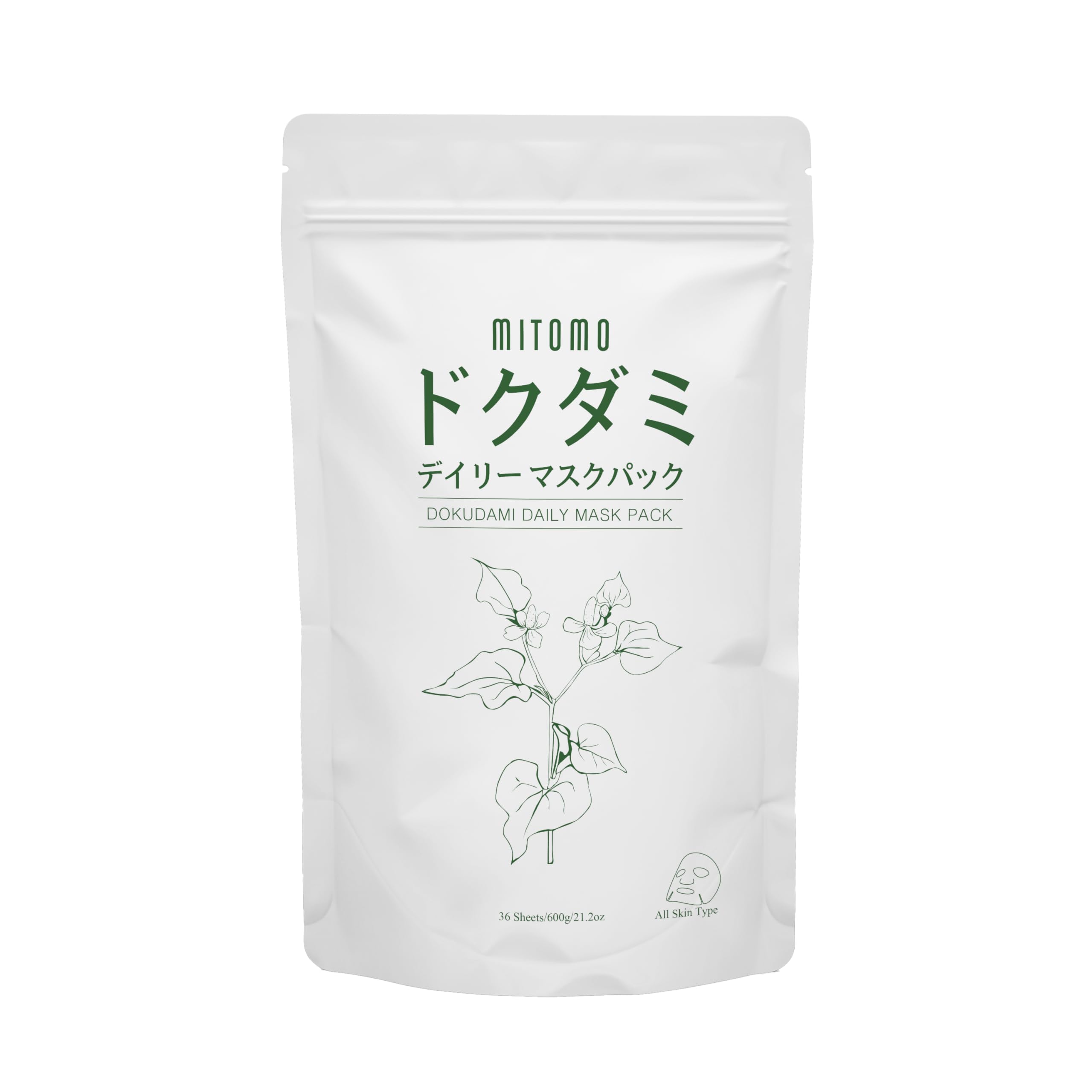 

Год MITOMO SKINCARE Beauty Dokudami Daily Mask Mask Pack Придает коже сияние изнутри [Новая распродажа] Волшебство! Упаковка/36 шт./Красота