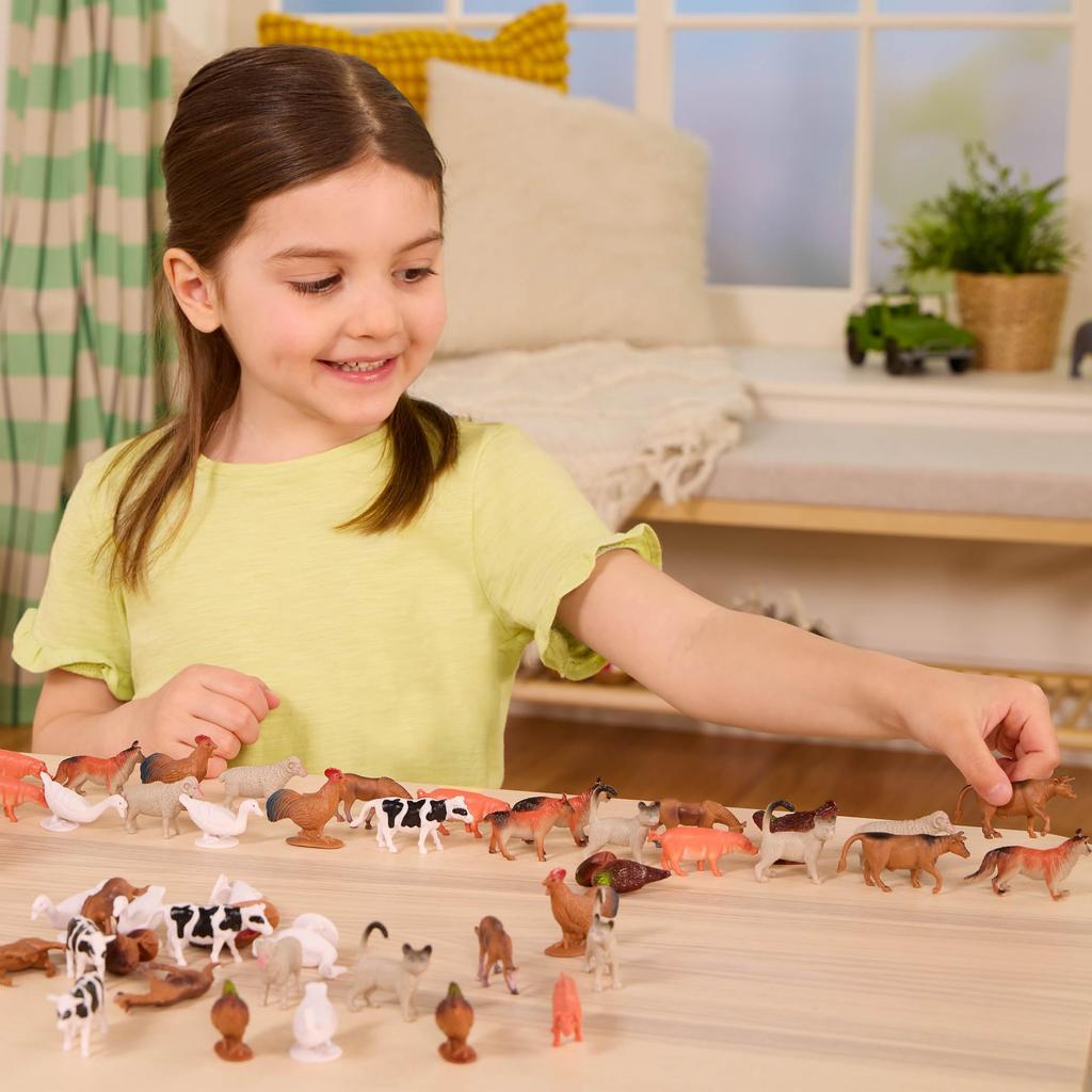 Terra Animal Figurines Farm World Assortment 12 60 Figures Set Ages Authentic Product - Types, - 3+ -