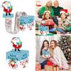 Santa Party Theme Decorations Paper Props Gift Box Christmas Occasions Gifts And
