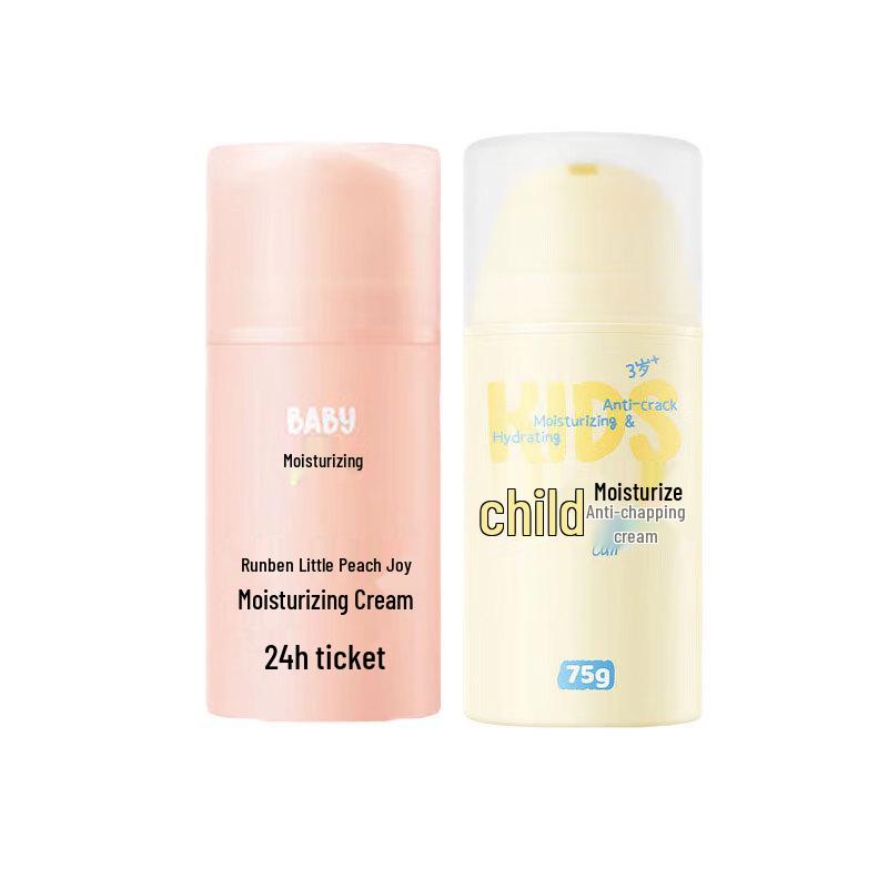 RUNBEN Little Peach Joy Kids Moisturizing Cream Duo