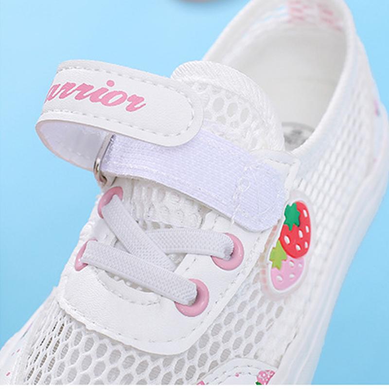 Summer Children Casual Sport Shoes Breathable Princess Girls Baby Comfortable Casual Mesh Shoes Anti-slip Footwear