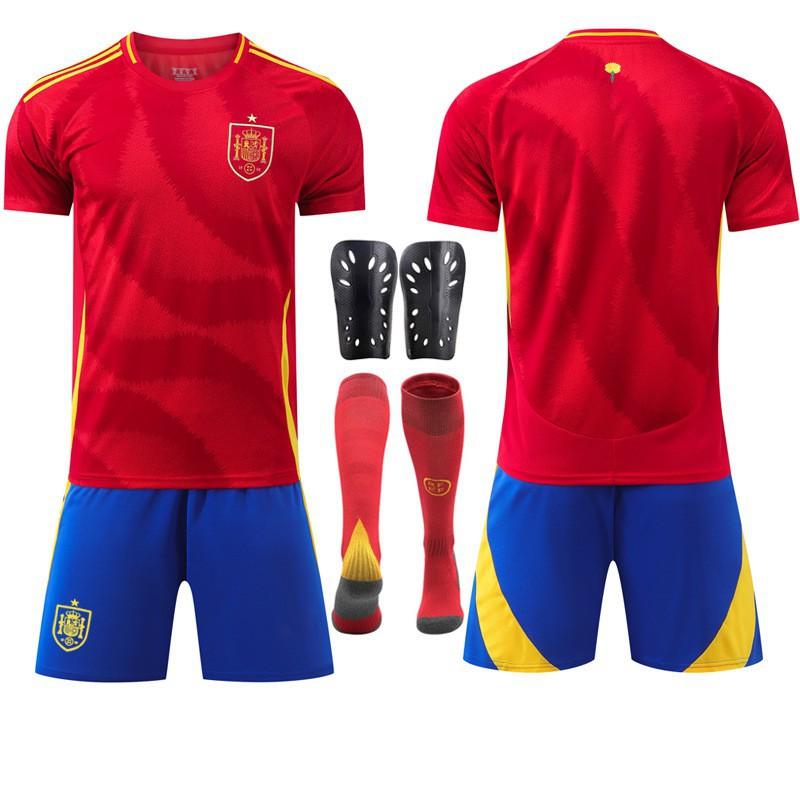 European Cup 7 Morata No. 19 Yamal 17 Nico Jersey Olmo Spanish Home Football