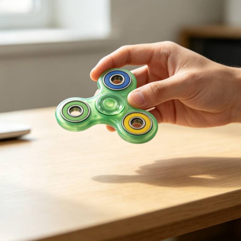 Kunststoff-Kreiselspielzeug mit Nachtlicht-Design für Hand-Auge-Koordination und Entspannung