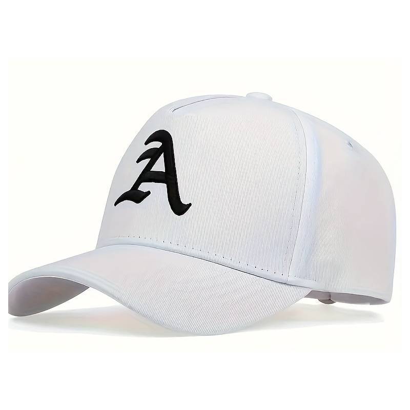 Cotton Baseball Cap With Embroidered Letters For Men Women Sun Protection
