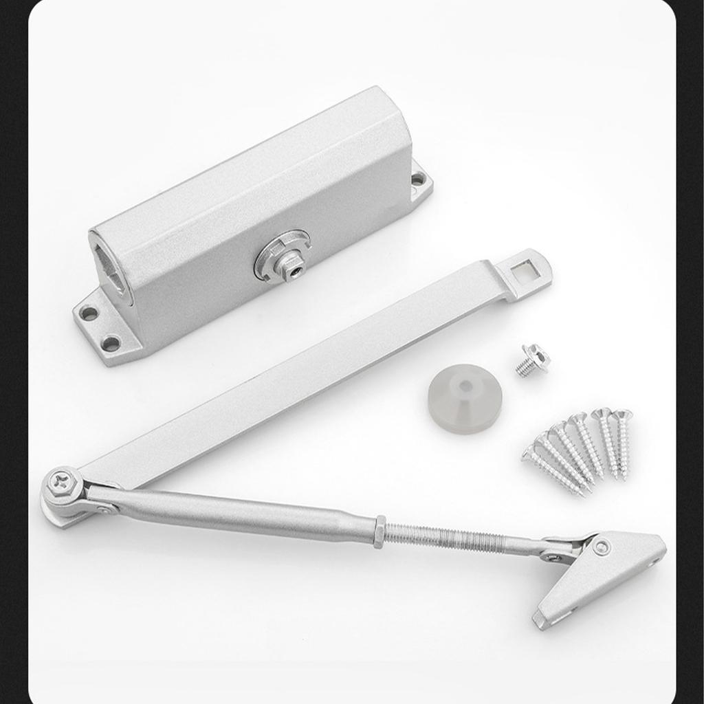 Automatic Door Closer Household Sliding Door Closer Hydraulic Buffer Device Fire Door Closer Artifact Fire Door