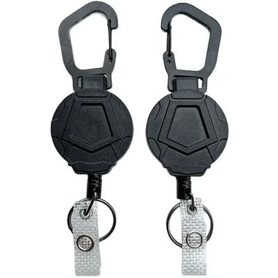 Simple and Practical Metal Car Pendant Outdoor Mountaineering Easy Pull Chain High Elastic Telescopic