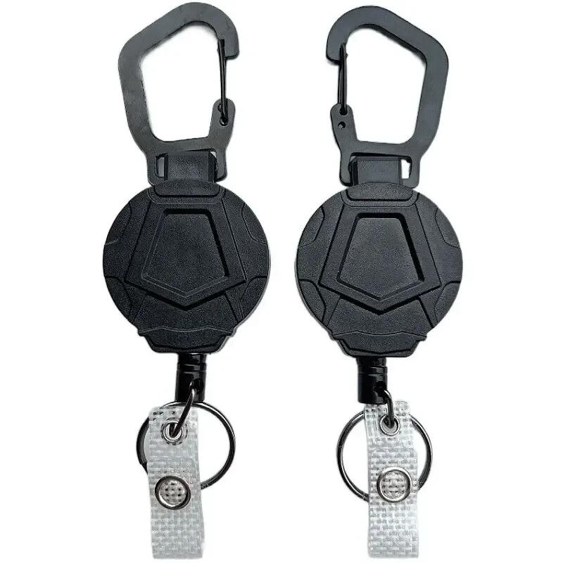 Simple and Practical Metal Car Pendant Outdoor Mountaineering Easy Pull Chain High Elastic Telescopic