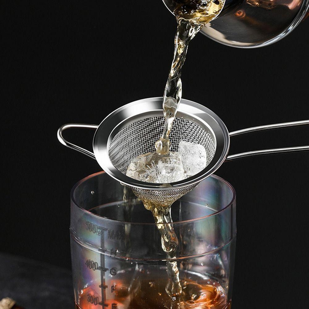 Easy Clean Colander Mesh Spoon Not Easy To Rust Fine Mesh Spoon Filtration Skimmer  Kitchen