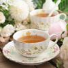 Nordic Ceramic Coffee Mug Afternoon Tea English Pumpkin Cup Set Handmade Floral Mug with Floral Patterns Black Tea Cup