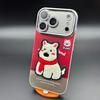 Red Background Western Highland for Apple 17promax Phone Case 16 Cute Cartoon 15 High-end Feeling 13 Protection