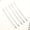 1.0mm 10 Stück/Set Druck Metall Gelstift Kugelmine Büro Unterschrift Stifte Blau Schwarze Tinte Büro Schule Schreibwaren Schreibbedarf