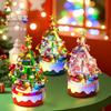 Diy Christmas Music Box Building Blocks | Santa Claus Snowman Micro Bricks Toy Compatible With  Holiday Decoration Kid Adult