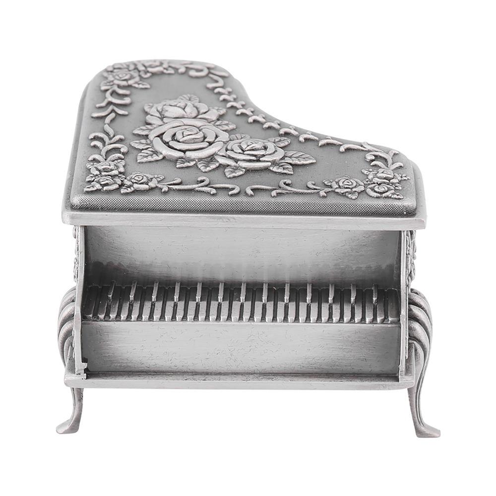 Piano Piano Shaped Jewelry Box Zinc Alloy Jewelry Organizer Box Jewelry Storage