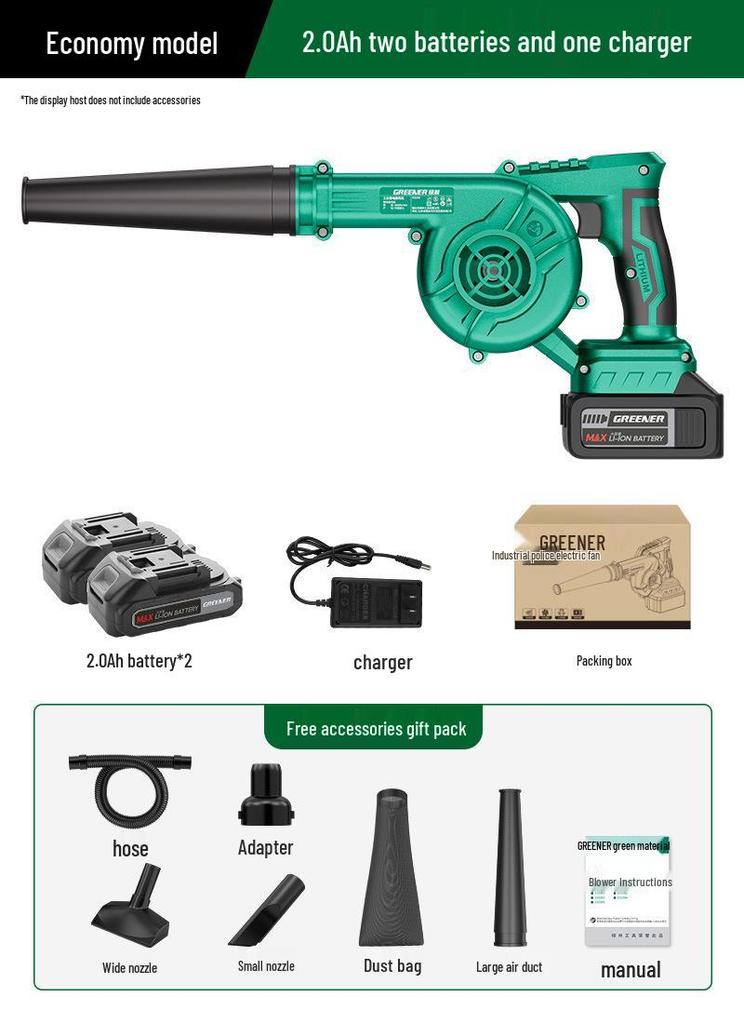 Green Forest 220V High-Power Industrial Hair Dryer & Dust Blower Gun