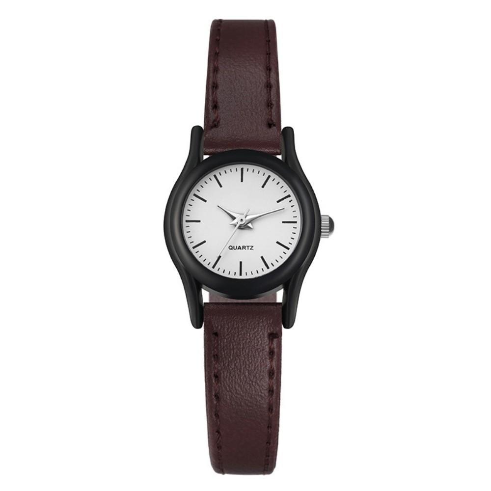 Leather Strap Quartz Watch Minimalist Classic Wristwatches Elegant Couples Watch  for Men