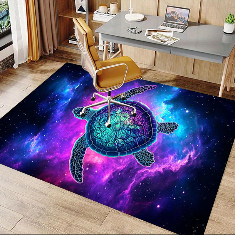 1PC turtle nebula Extra Large Non Slip Floor carpet, Office, family, Studio   Large Area Rug Indoor Rugs, Bold Statement Piece