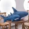 Clearance_2Sizes Cute Shark Plush Toy Soft Long Throw Pillow Doll Shark Stuffed Toys Holiday Gift Kids Girls Birthday Gifts Bed