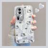 Applicable To Opporeno8/9pro Mobile Phone Case Vivos12 Cute Hello Kitty Invisible Bracket Xiaomi 14 Feather Yarn
