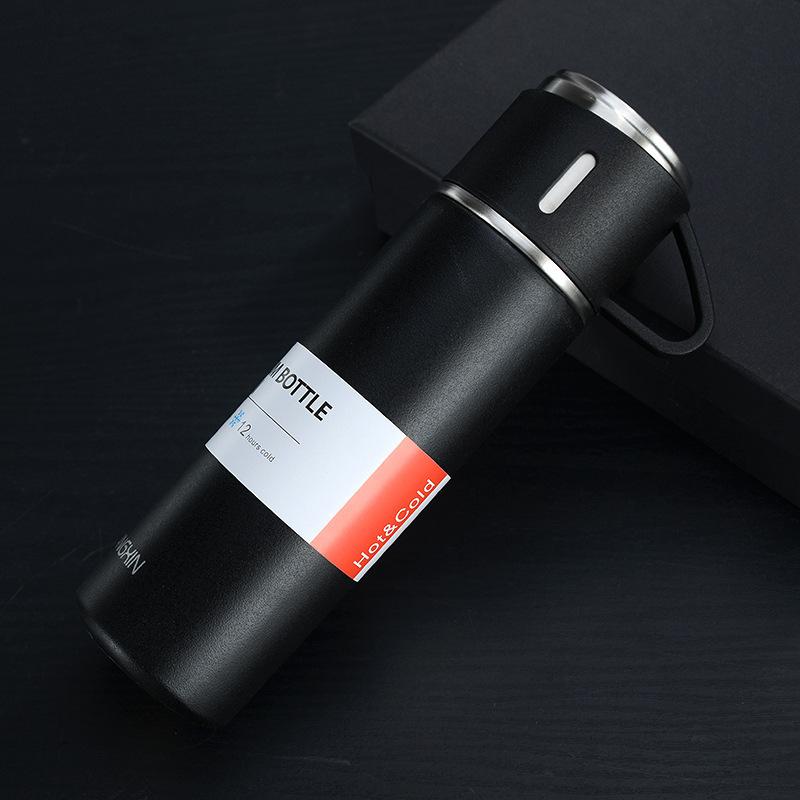 High-End Business Vacuum Cup Gift Gift Set 304 Stainless Steel Men's Car Portable Water Cup