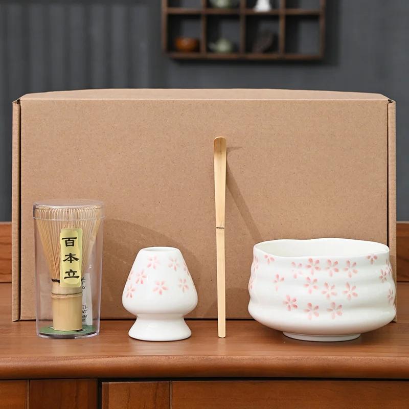 Japanese Matcha Set Safe Bamboo Whisk Teaspoon Tea Sets Indoor Beverage Shop Tea-making Tools Accessories Birthday Gifts home