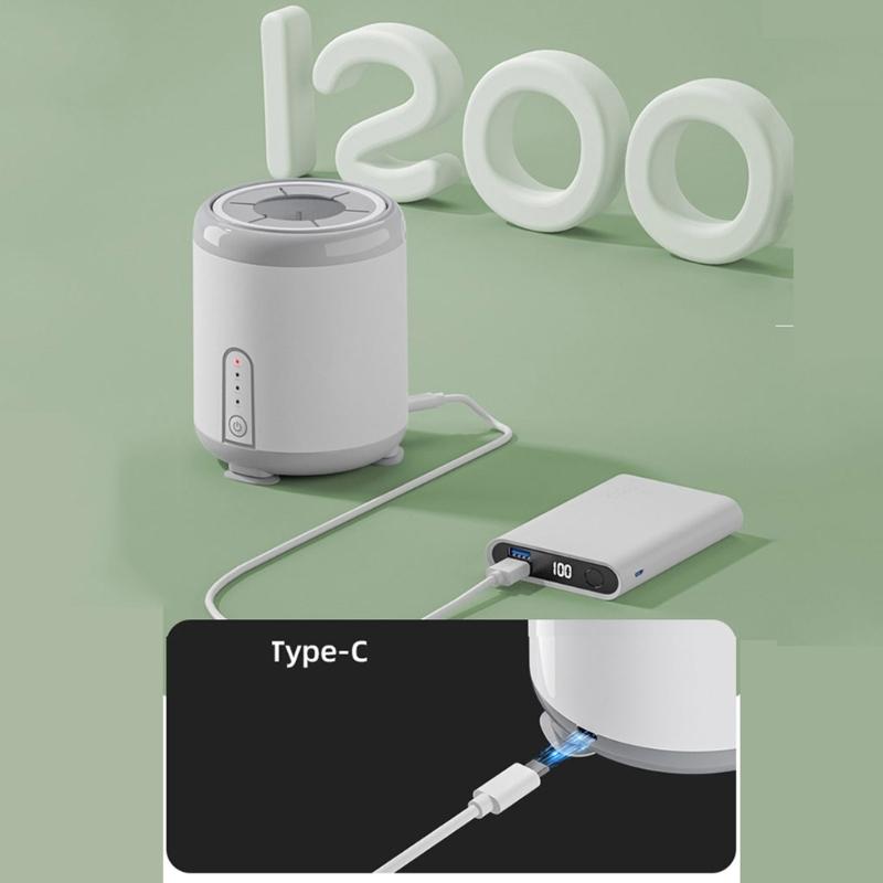 Electric Baby Formula Mixer Pitcher Auto Mixing Travel Friendly Hands Frees Infant Bottle Shaker for Breastmilk & Powder