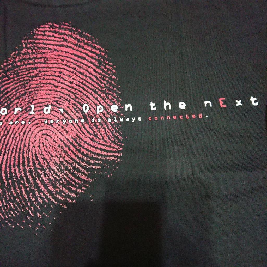 [USED] Serial Experiments Lain T-shirt Black XL Rare
