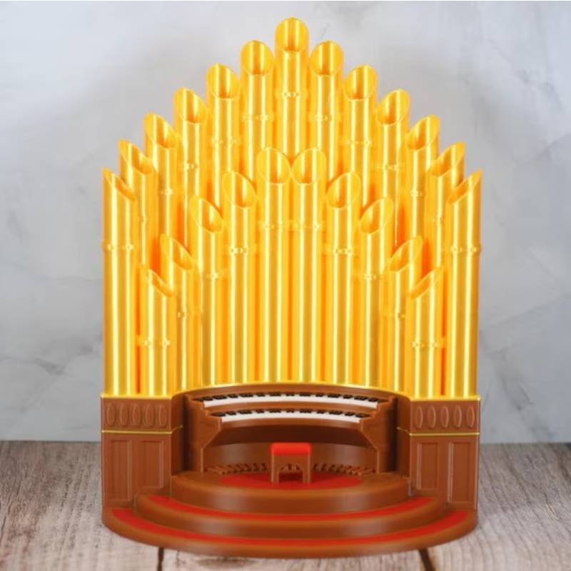 Traditional Chinese Style Pipe Organ Pen Holder With 3d Printed Model For Desk Organization