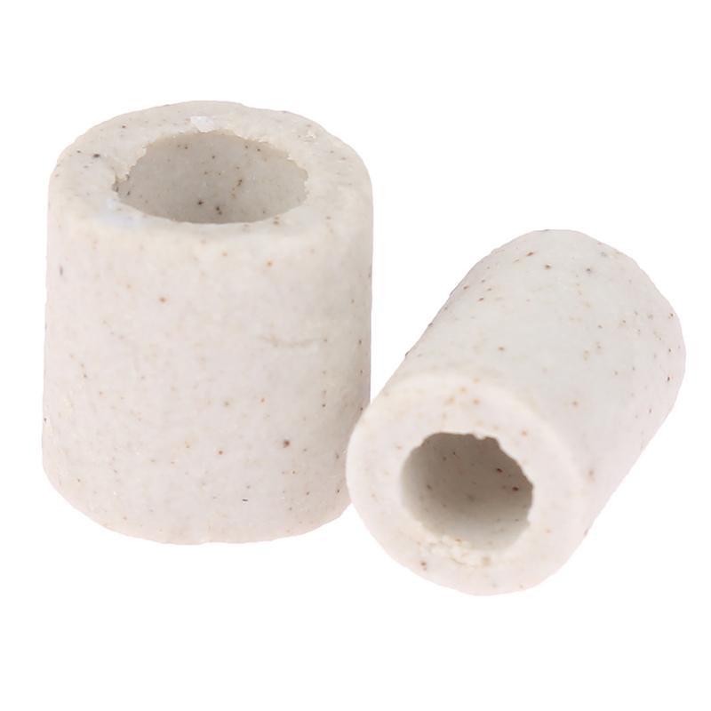 100 Stück Keramikrohr mit Einzelbohrung, hochtemperaturbeständig, Isolierrohr, elektronisches Kabelbündel, Porzellanbuchse