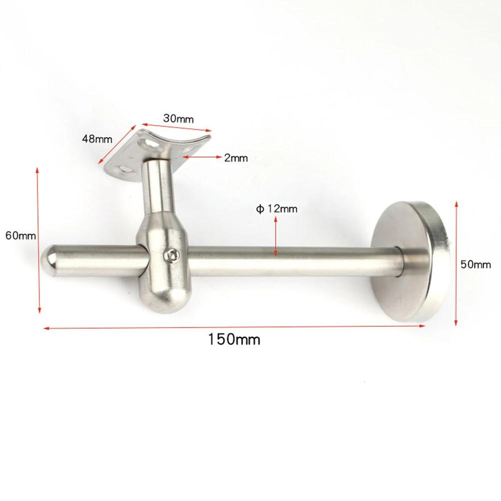 

1 шт. Кронштейн для поручня, настенная опора для перил, перила, ограждение для лестницы, фиксированная опора, кронштейн из нержавеющей стали