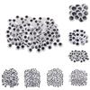 1 Bag of Self-adhesive Wiggle Eyes Round Wiggle Googly Eyes Doll Eyes
