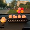 Adorable Pig Parking Phone Number Plate - Car Interior Ornament