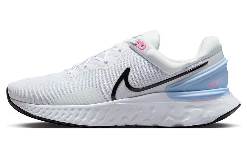 

Nike React Miler 3 Road Running Shoes White Bright Crimson Obsidian DD0490-102 44.5