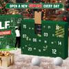 Weihnachts-Countdown-Kalender Weihnachts-Kalender 2026 Golf 24 Fächer Zubehör-Set Golf-Thema für Männer Frauen Jungen Mädchen