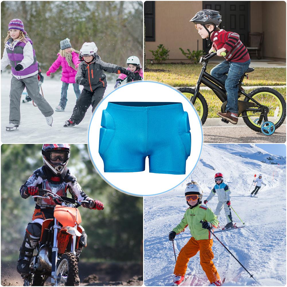 Kids Hip Protection Shorts Fit Breathable Hip Support Shorts Portable Skate Protective Underpants Lightweight for Extreme Sports