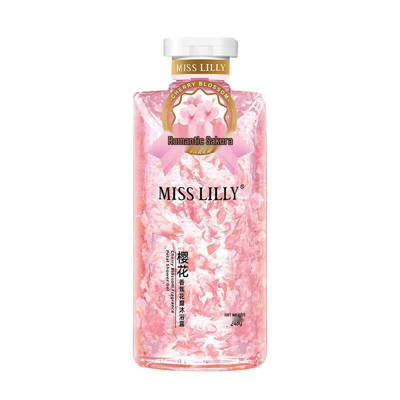 Miss Lilly Cherry Blossom Petal Moisturizing Shower Gel (3x248g)