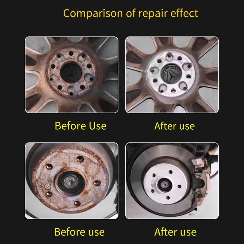 Wheel Hub & Brake Disc Resurfacing with 1/4 Inch Hexagonal Drives Wheel Hub & Brake Surfaces Cleaner Tool for Best  Cleaning