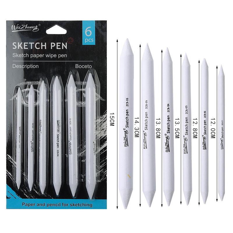 Professional Sketching & Blending Stump and Eraser Set