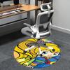 Rainbow Brite Colorful Cartoon Chair Mat - Round Carpet for Home Decor