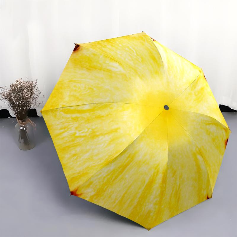 1 PC Automatic Folding Umbrella - Cartoon Pattern, Portable & Foldable Design with 8 Ribs, Christmas Birthday Gifts