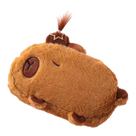 Capybara Pencil Case for Boys Girls High Capacity Stationery Bag for Middle School Students Multi-layer Pen Holder Box