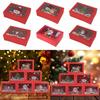 12 Pcs Christmas Cookie Boxes Holiday Gifts Baking Box Food Treat Container
