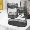 Countertop Fruit Basket 4 Tier Space Saving Container Large Capacity Serving Tray Vegetables Storage