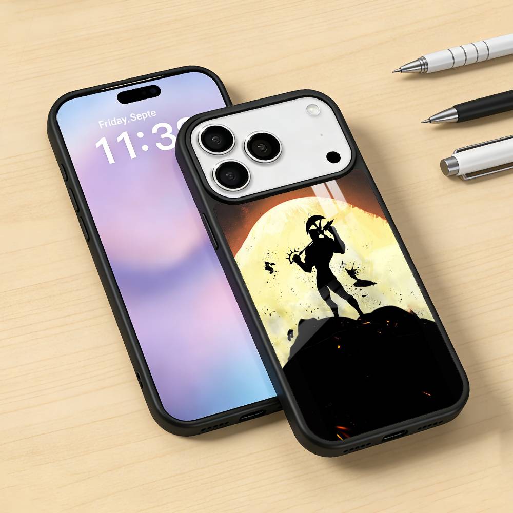 E-Escanor Sieben Todsünden Handyhülle Magnetisch Für iPhone17 16 15 14 13 12 Pro Max Für Magsafe Kabelloses Laden Hülle