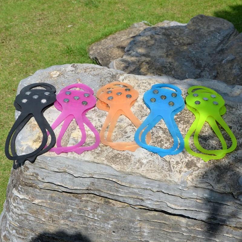 Outdoor 5-Tooth Anti-Slip Ice Grippers for Snow & Mountaineering