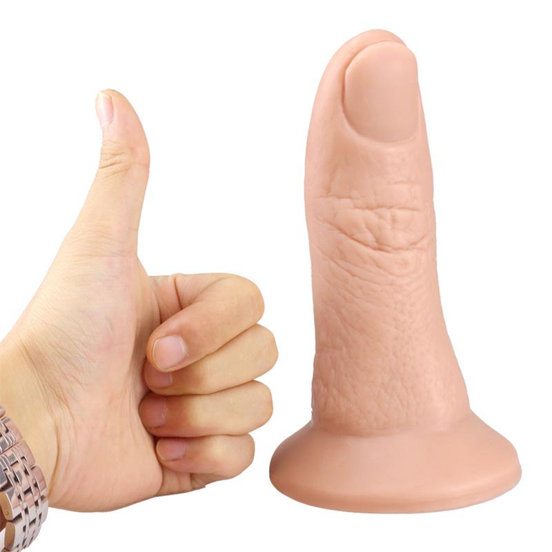 Kobiece urządzenie do masturbacji kciuka Symulacja Dildo Female Dildo Instrukcja Big Penis Adult Products