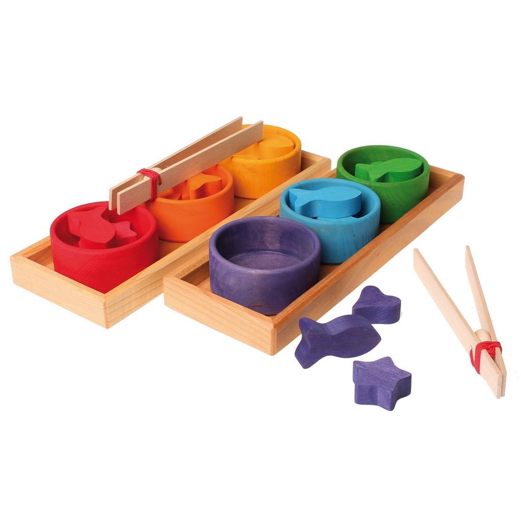 Grimms Rainbow Sorting Shapes (GM42125) [Ages 2 and Up] Authentic [Parallel Import]